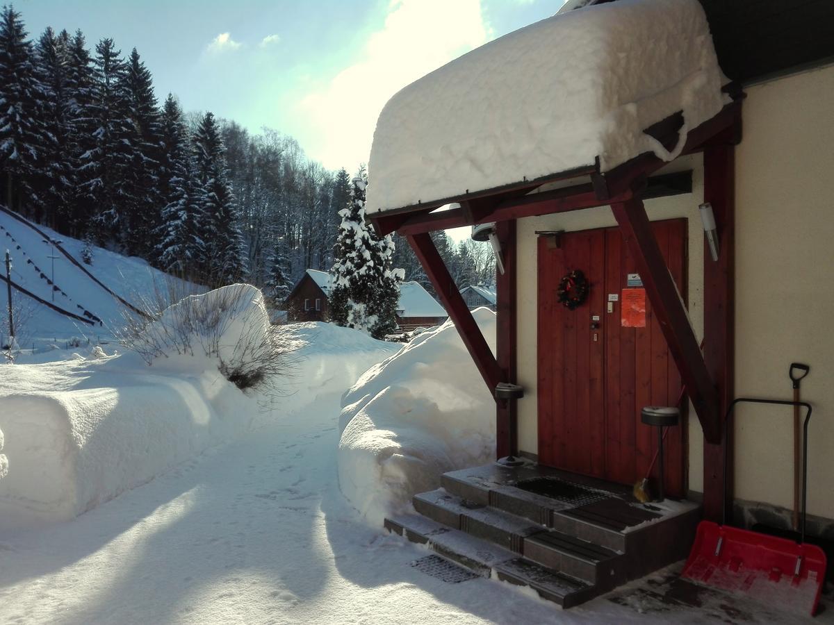 Rodinny "Hotel U Mustku" Desná Exterior foto